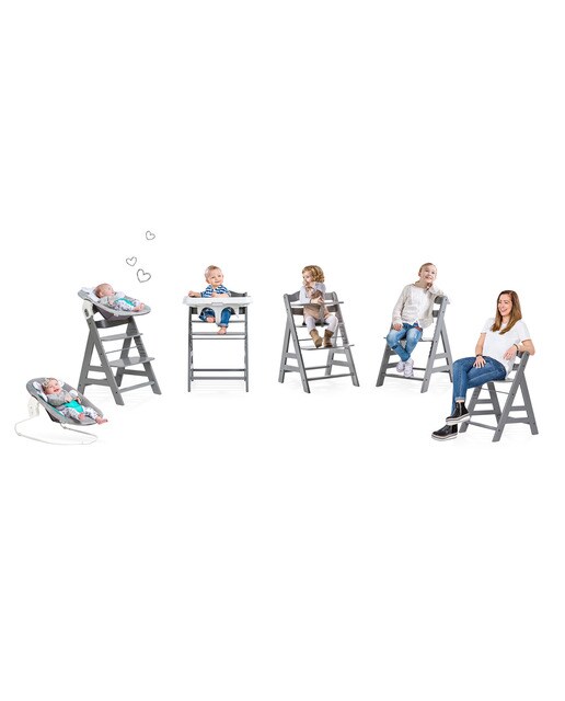 Imagen 3 de Trona Evolutiva Hauck Alpha+ - Blanco Blanco