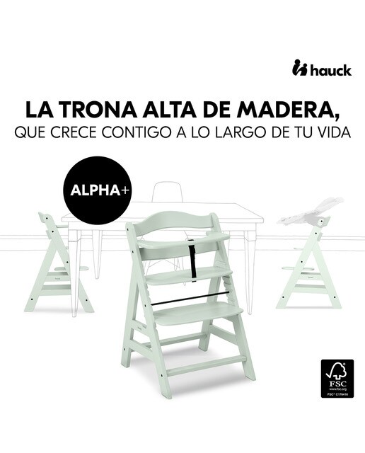 Trona Evolutiva Hauck Alpha+ - Verde Agua Verde Agua-2