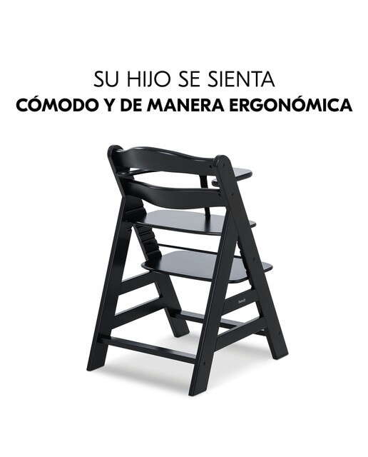 Imagen 4 de Trona Evolutiva Hauck Alpha+ - Negro Negro