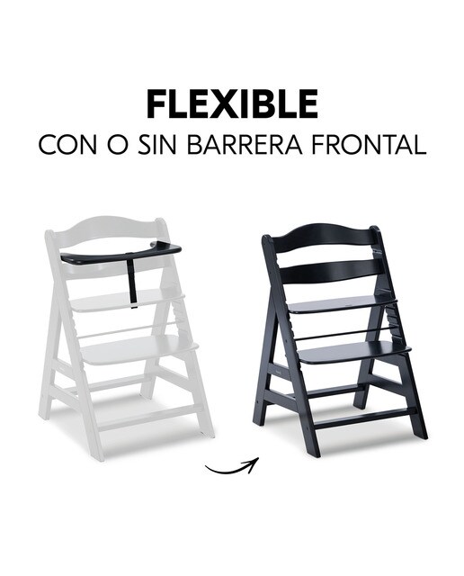 Imagen 8 de Trona Evolutiva Hauck Alpha+ - Negro Negro