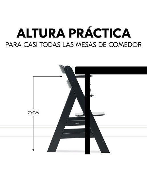 Imagen 12 de Trona Evolutiva Hauck Alpha+ - Negro Negro