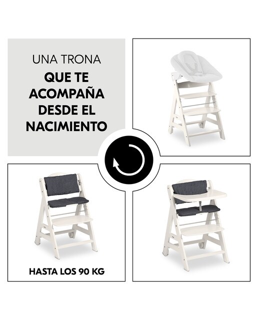 Trona Evolutiva Hauck Beta+ - Blanco Blanco-3