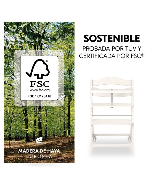 Trona Evolutiva Hauck Beta+ - Blanco Blanco-4