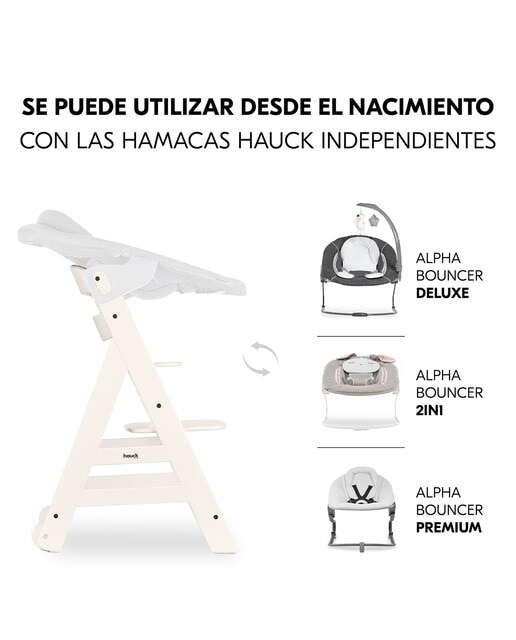 Trona Evolutiva Hauck Beta+ - Blanco Blanco-9