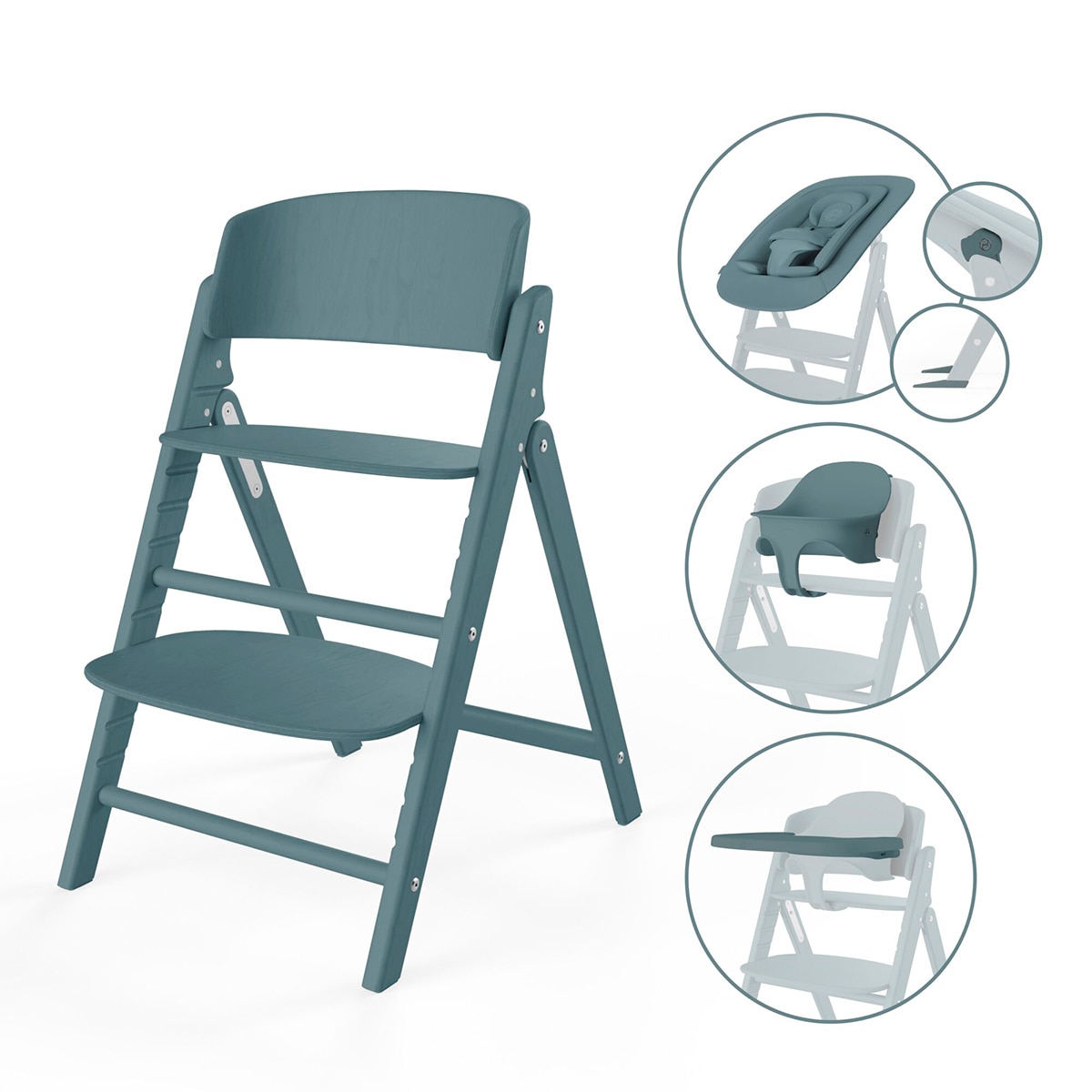 Imagem 0 de Cadeira de Refeição Evolutiva Click & Fold 4 in 1