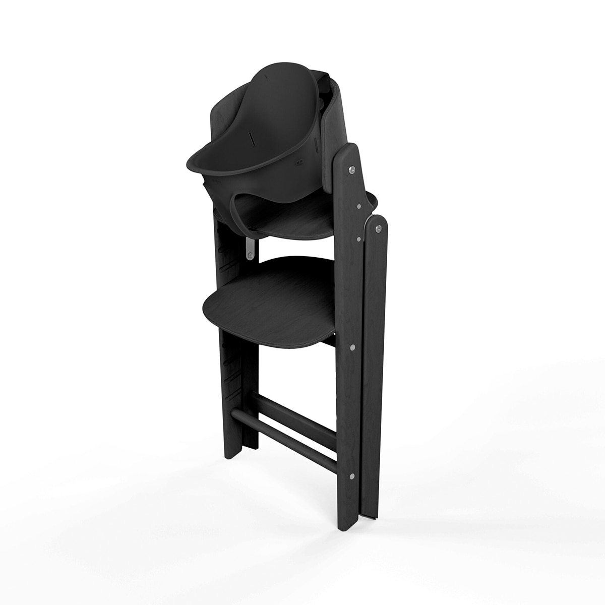 Cadeira de Refeição Evolutiva Click & Fold 3 in 1 Preto-8