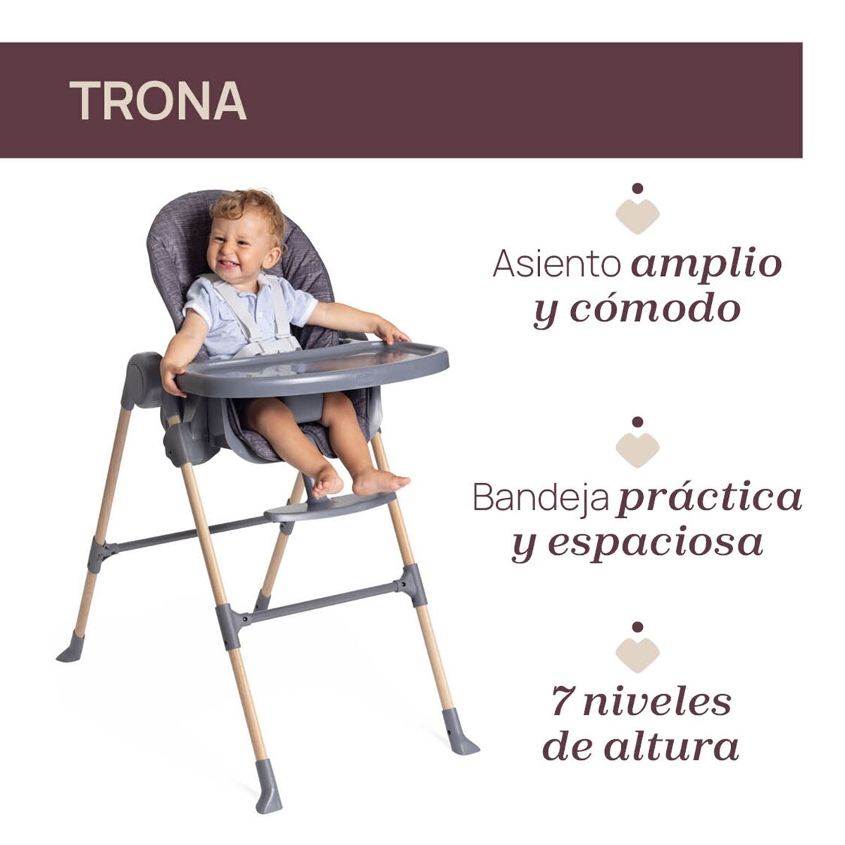 Trona Chicco Polly Essential - Beige 4