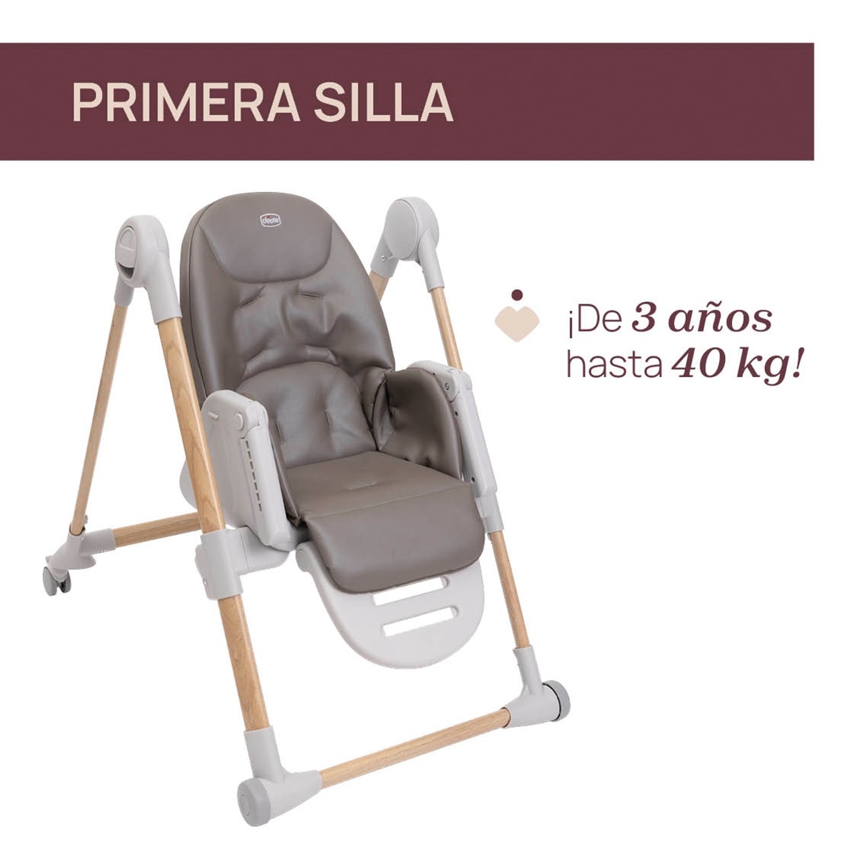 Cadeira de Refeição Polly Armonia Castanho-7