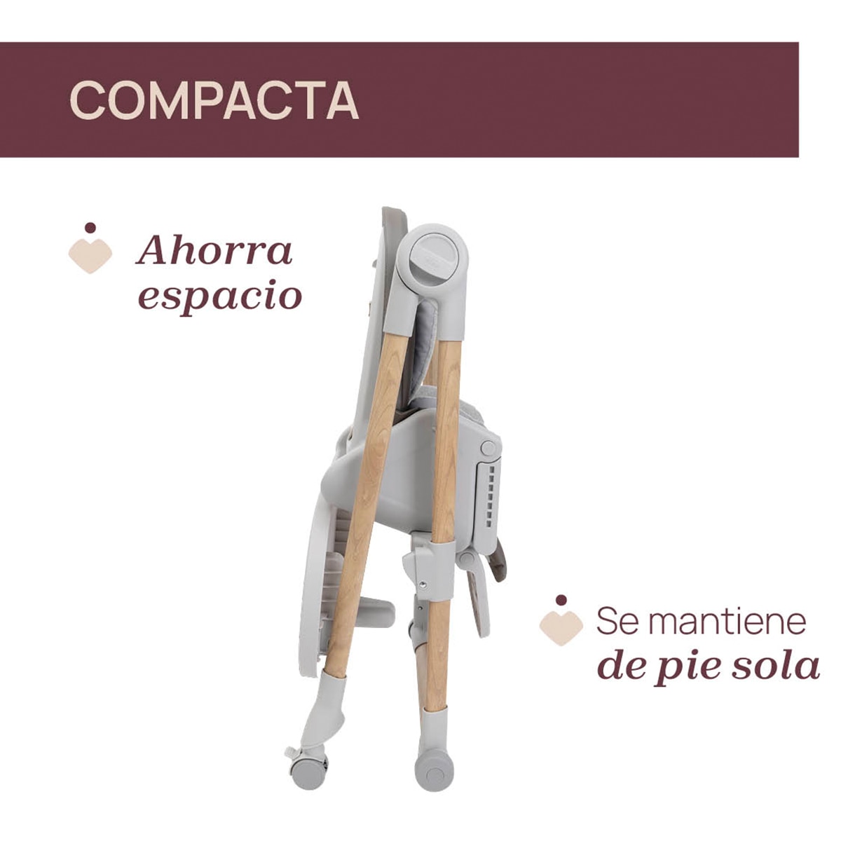 Cadeira de Refeição Polly Armonia Castanho-8