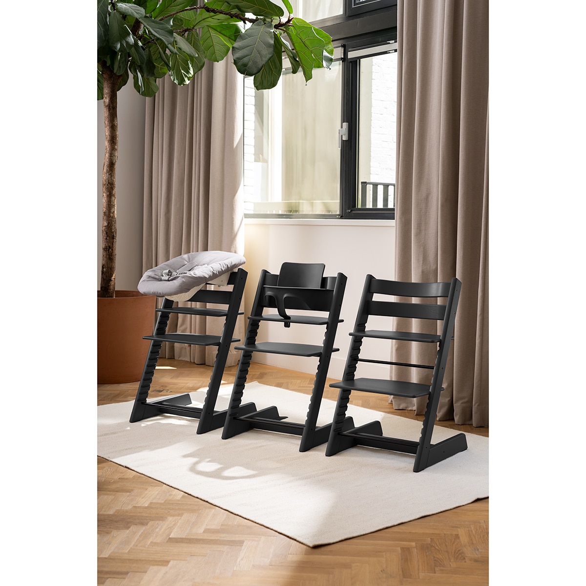 Pack trona + bandeja Stokke Tripp Trapp - Negro Negro-7