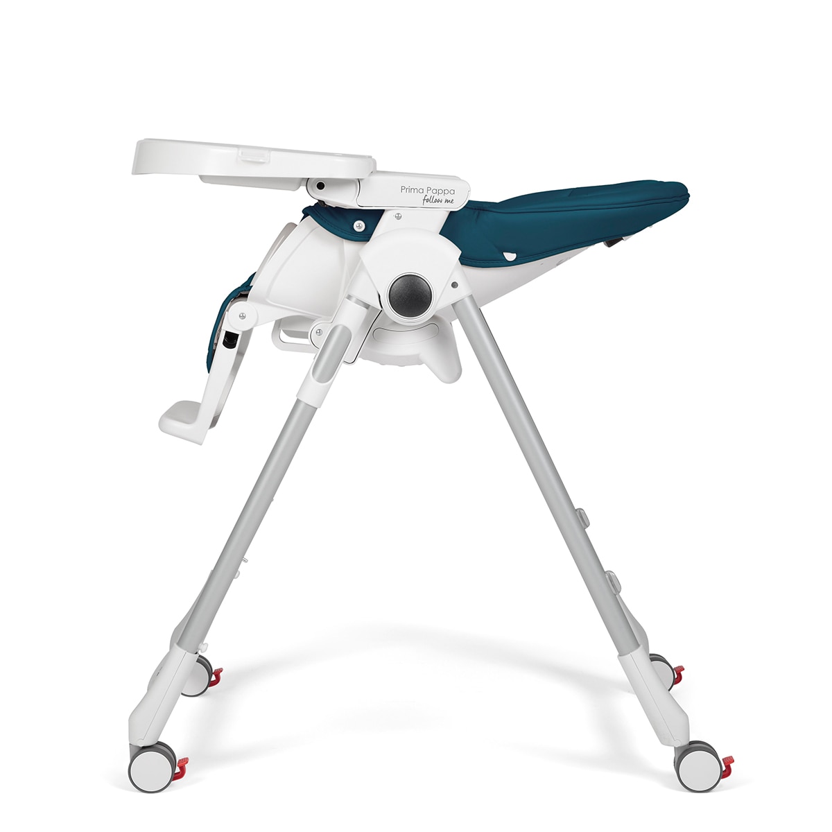 Trona evolutiva Peg-Pérego Prima Pappa Follow Me Ice gris/blanco - Melocotón Azul índigo-4