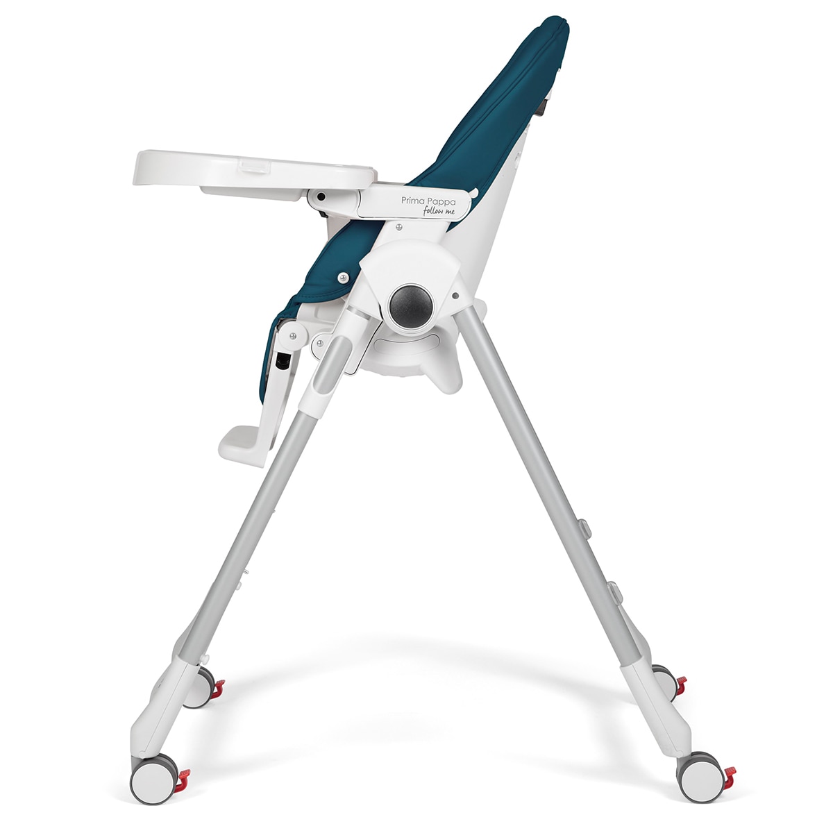 Trona evolutiva Peg-Pérego Prima Pappa Follow Me Ice gris/blanco - Melocotón Azul índigo-5