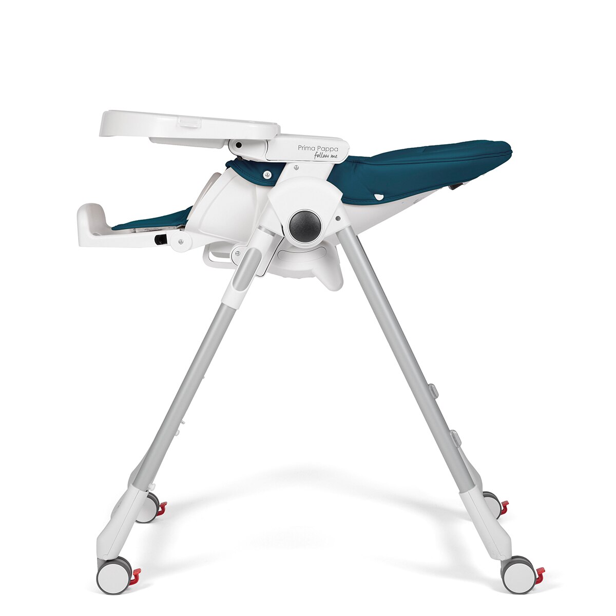 Trona evolutiva Peg-Pérego Prima Pappa Follow Me Ice gris/blanco - Melocotón Azul índigo-7