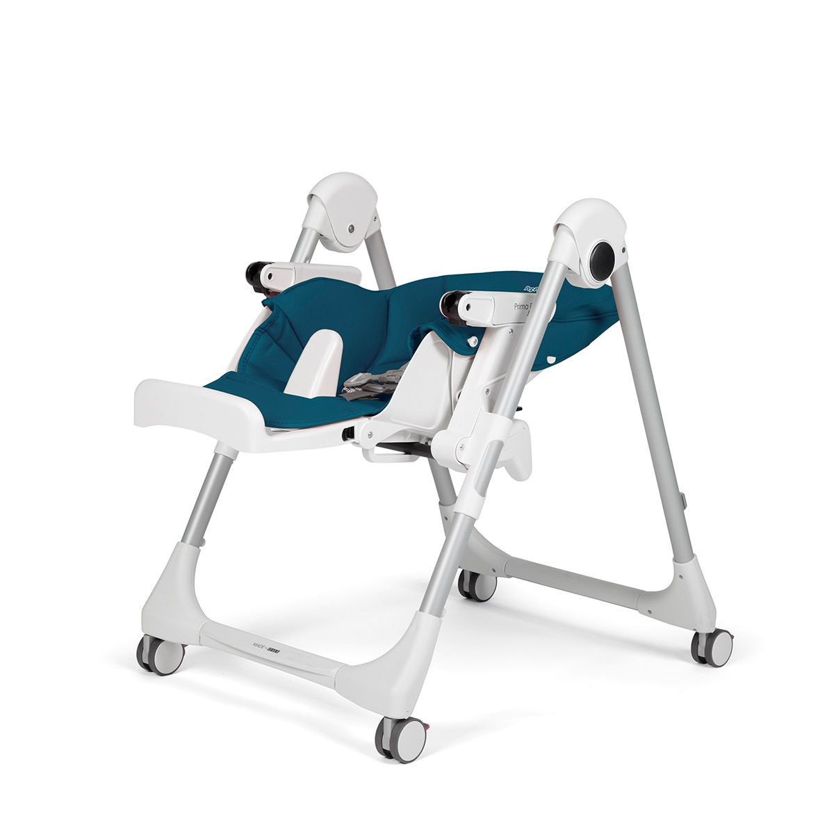 Trona evolutiva Peg-Pérego Prima Pappa Follow Me Ice gris/blanco - Melocotón Azul índigo-10
