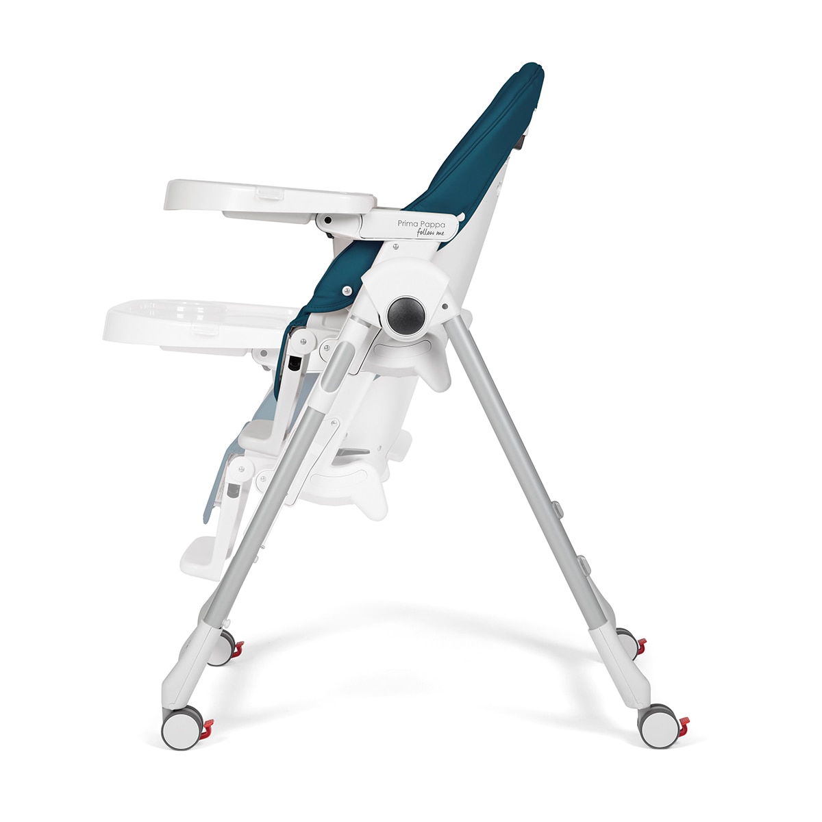 Trona evolutiva Peg-Pérego Prima Pappa Follow Me Ice gris/blanco - Melocotón Azul índigo-13