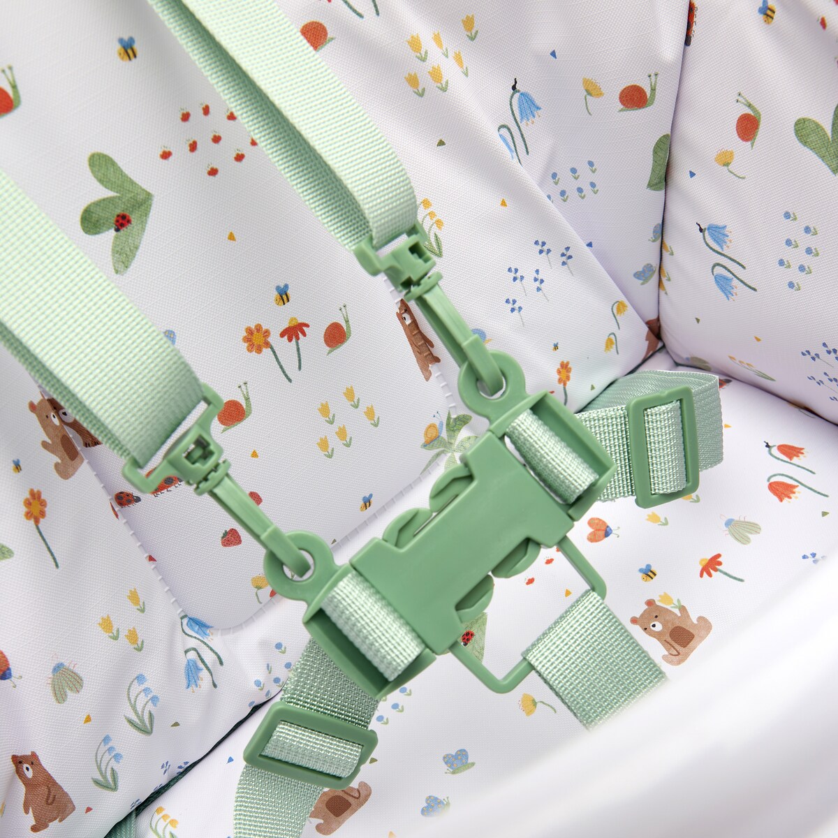 Cadeira de Refeição Básica Bugs Branco-4