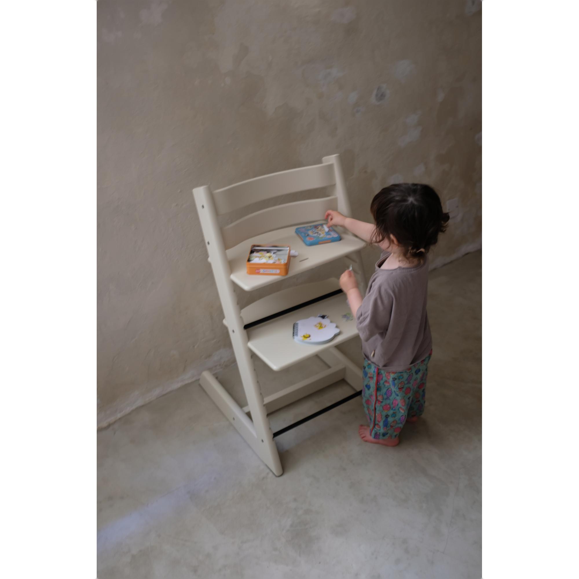 Cadeira de Refeição Evolutiva Tripp Trapp de Madeira de Faia Baunilha-3