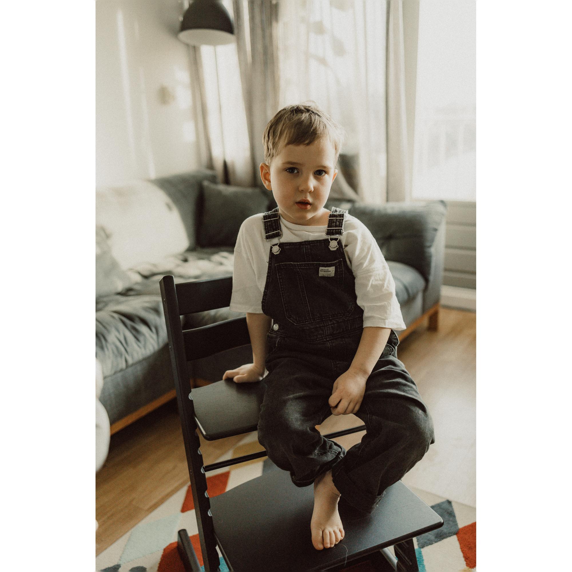 Trona Stokke Tripp Trapp Roble - Negro Ónix Negro Ónix-4