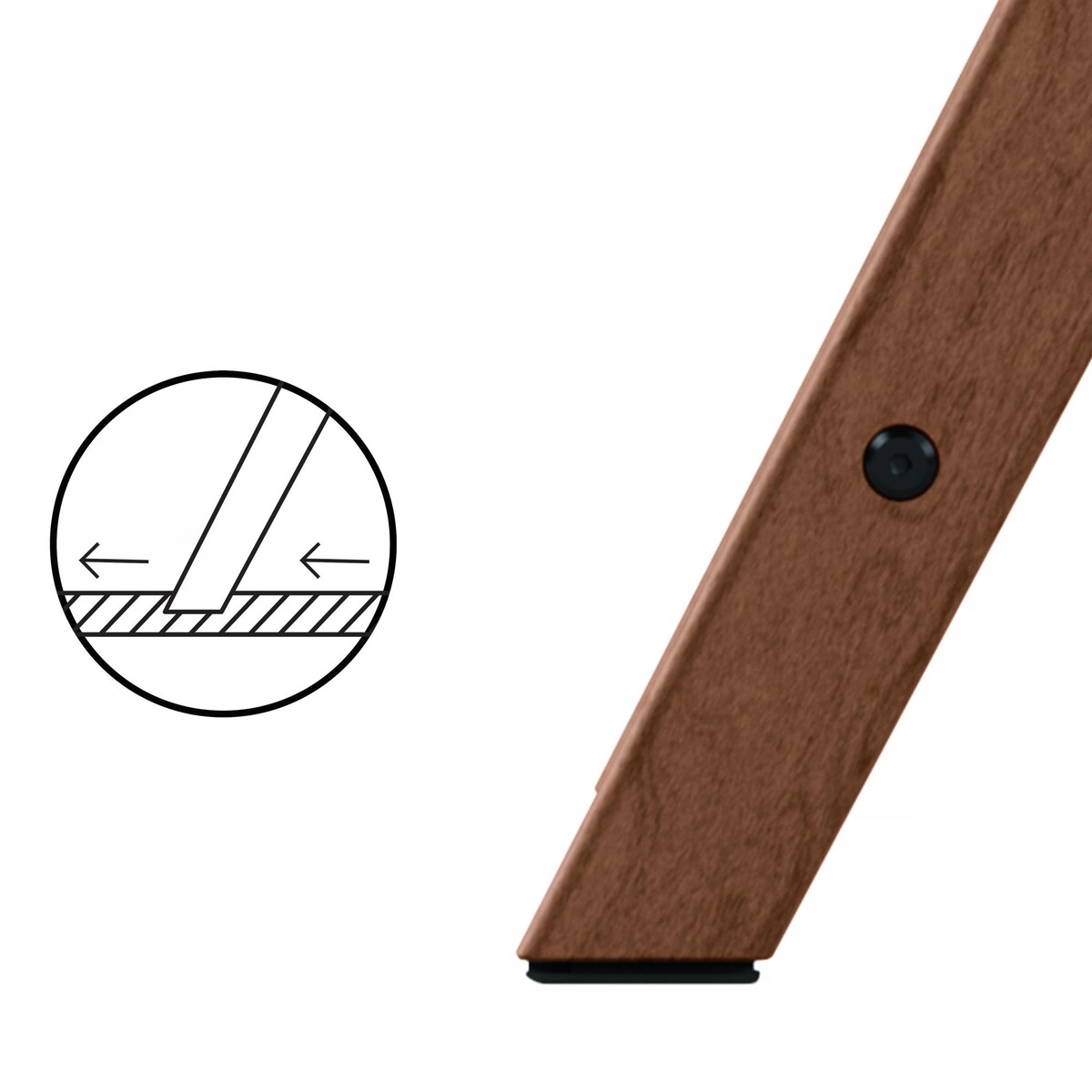 Cadeira de Refeição Dobrável Evolutiva Click & Fold 3in1 Castanho-escuro-7