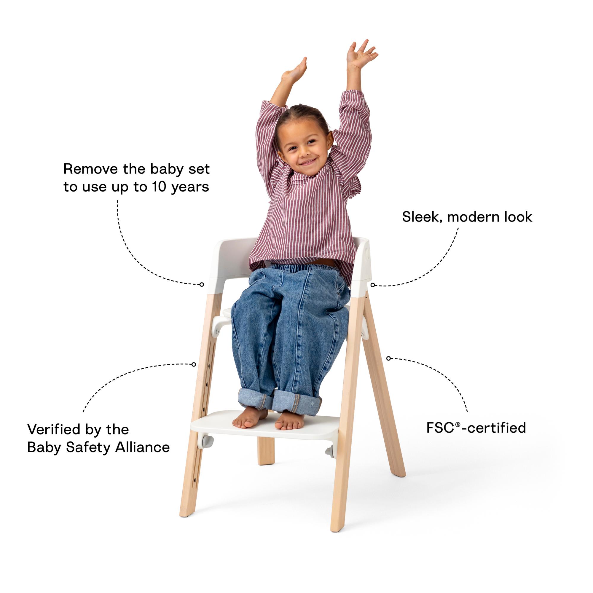 Cadeira Stokke® Steps™ Preto-7