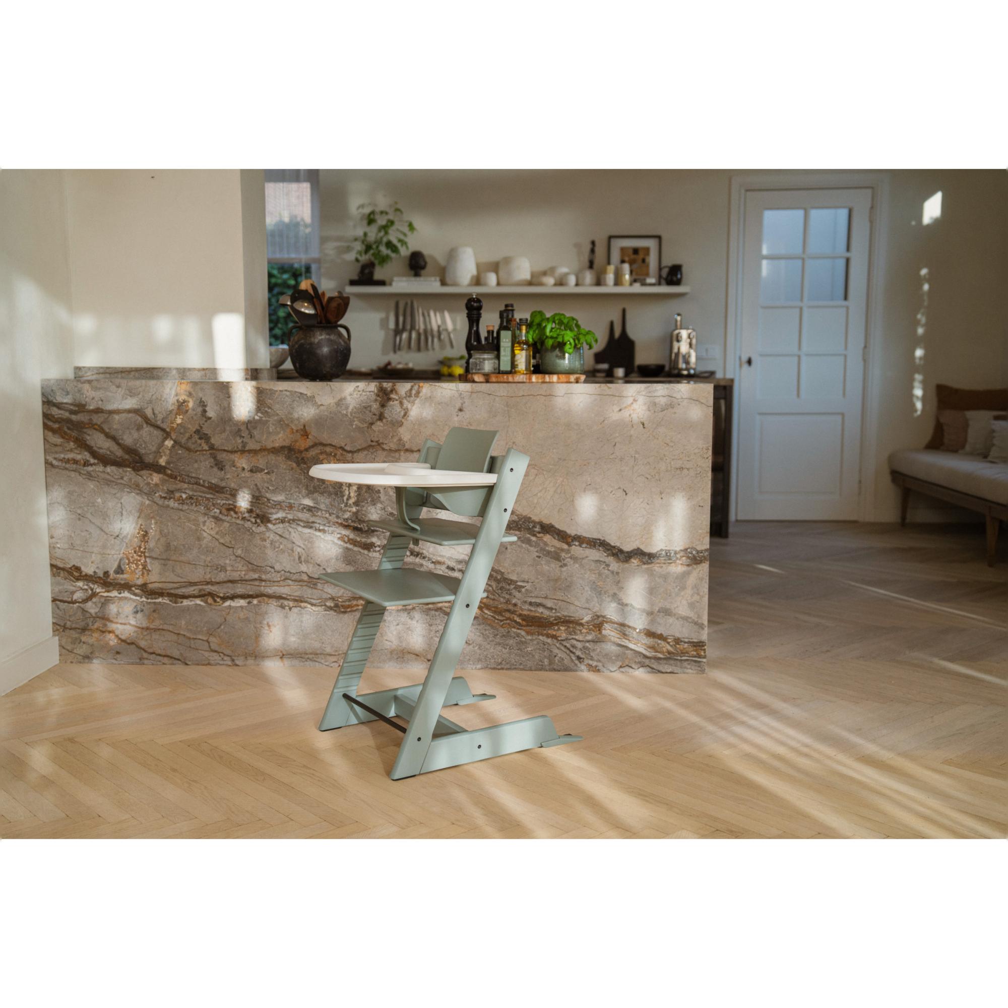 Tripp Trapp® Pack de Cadeira + Stokke® Bandeja Verde-claro-3