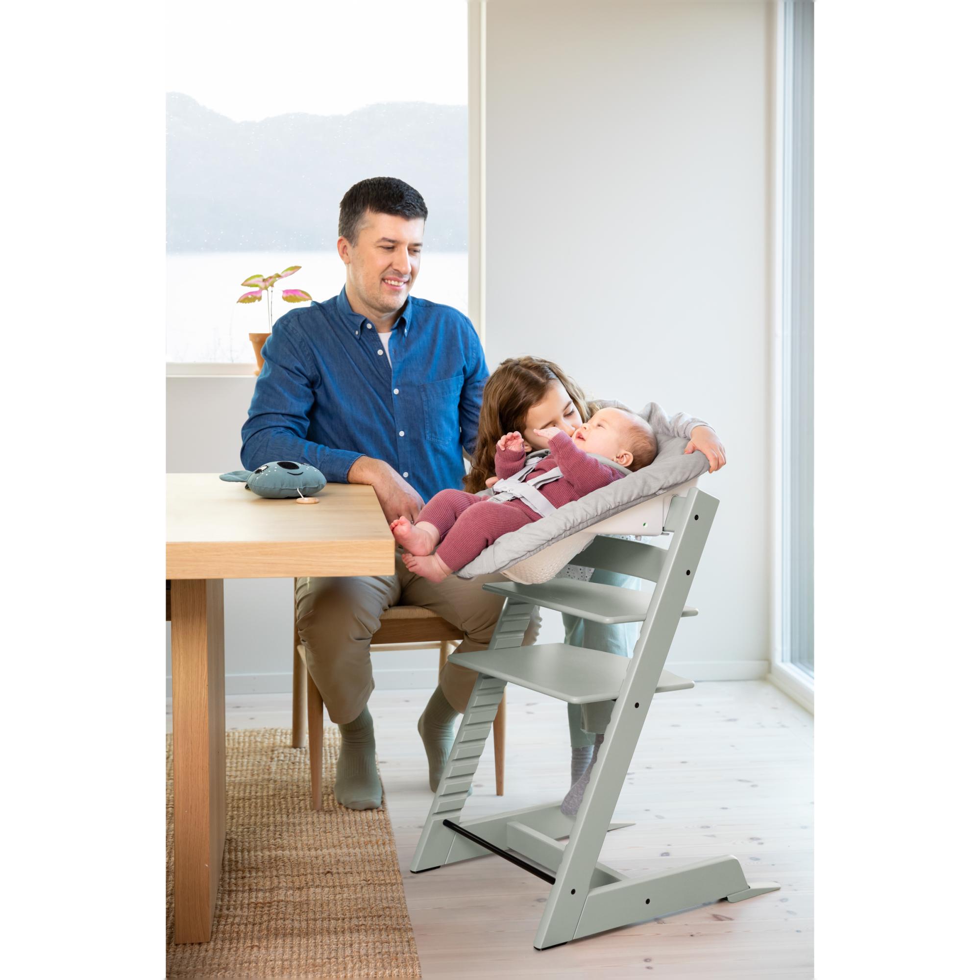 Tripp Trapp® Pack de Trona + Tripp Trapp® Newborn Set - Verde claro Verde claro-3