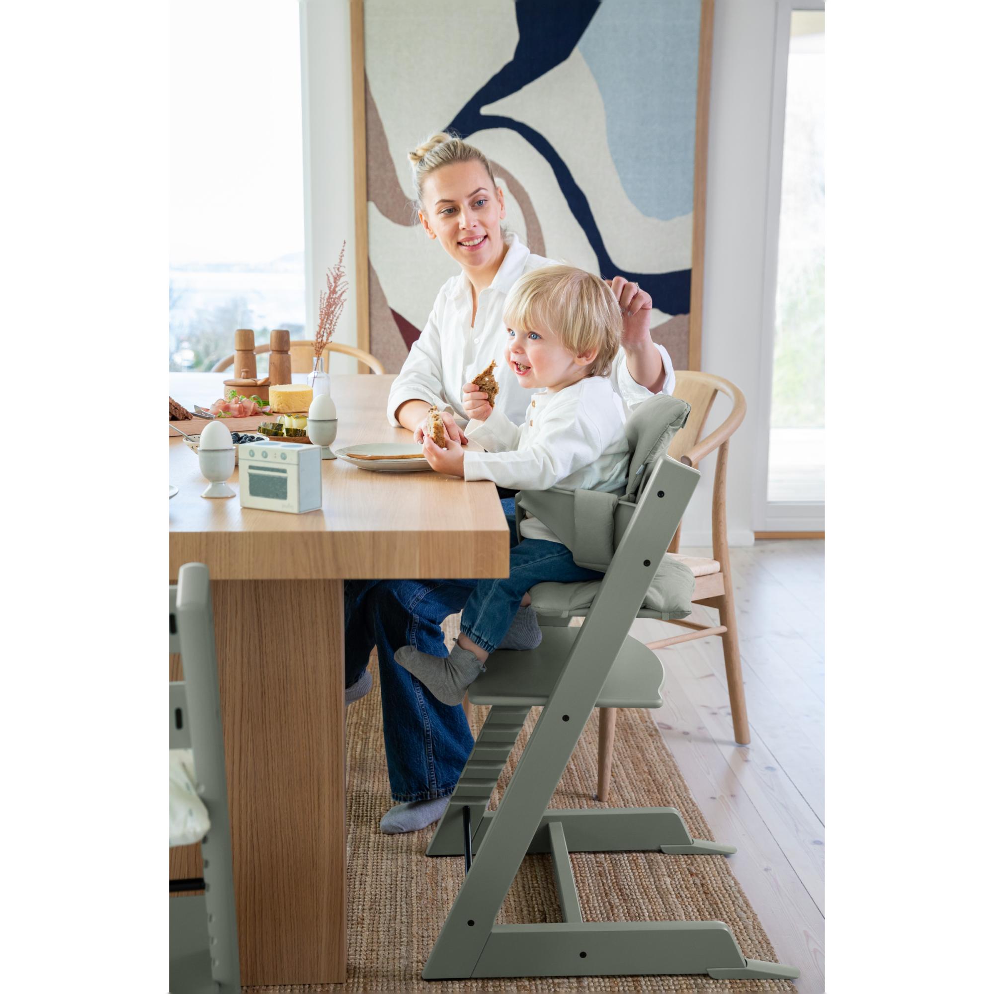 Tripp Trapp® Pack de Trona + Tripp Trapp® Newborn Set - Verde claro Verde claro-4