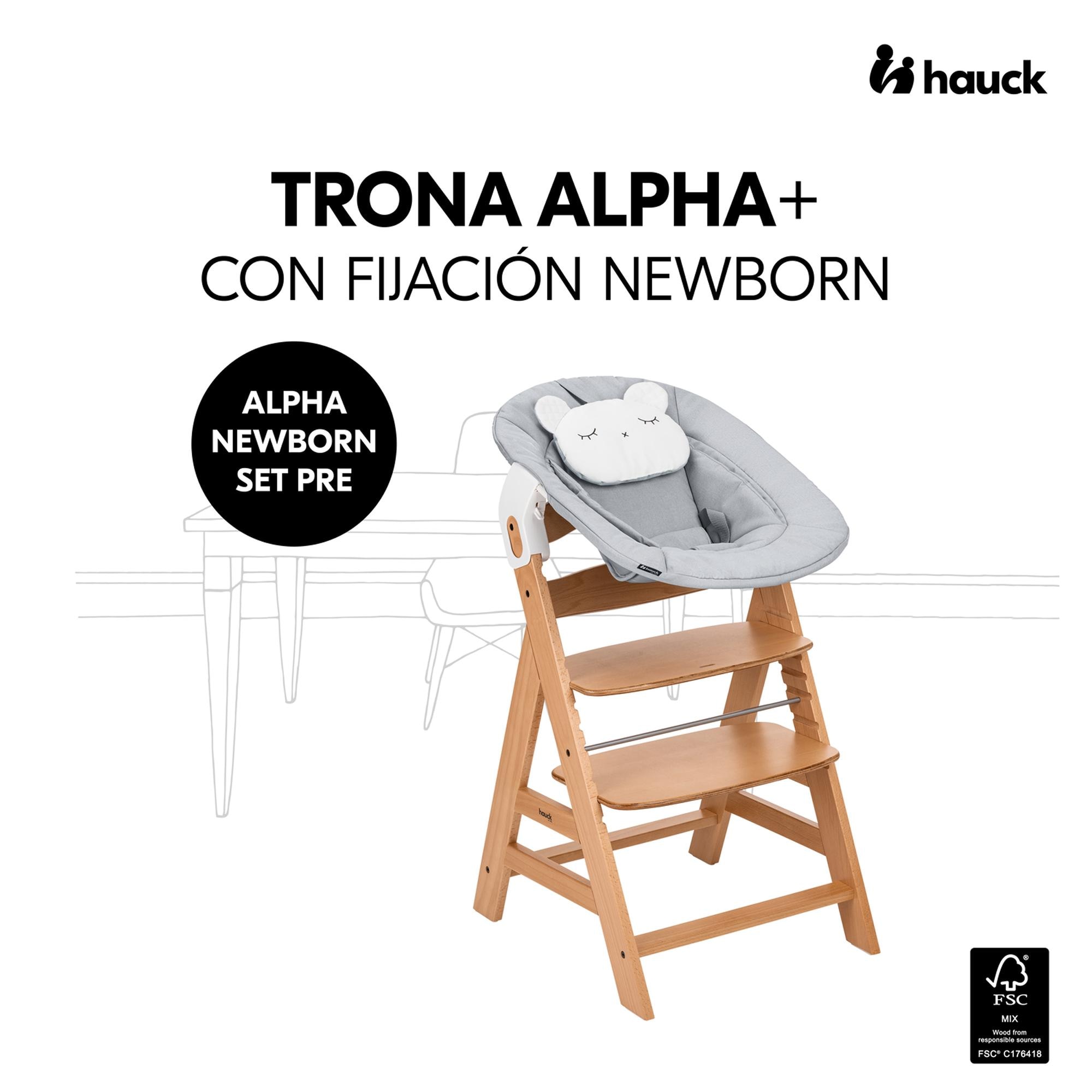 Conjunto de Cadeira de Refeição Evolutiva Alpha Newborn Pre Natural-3