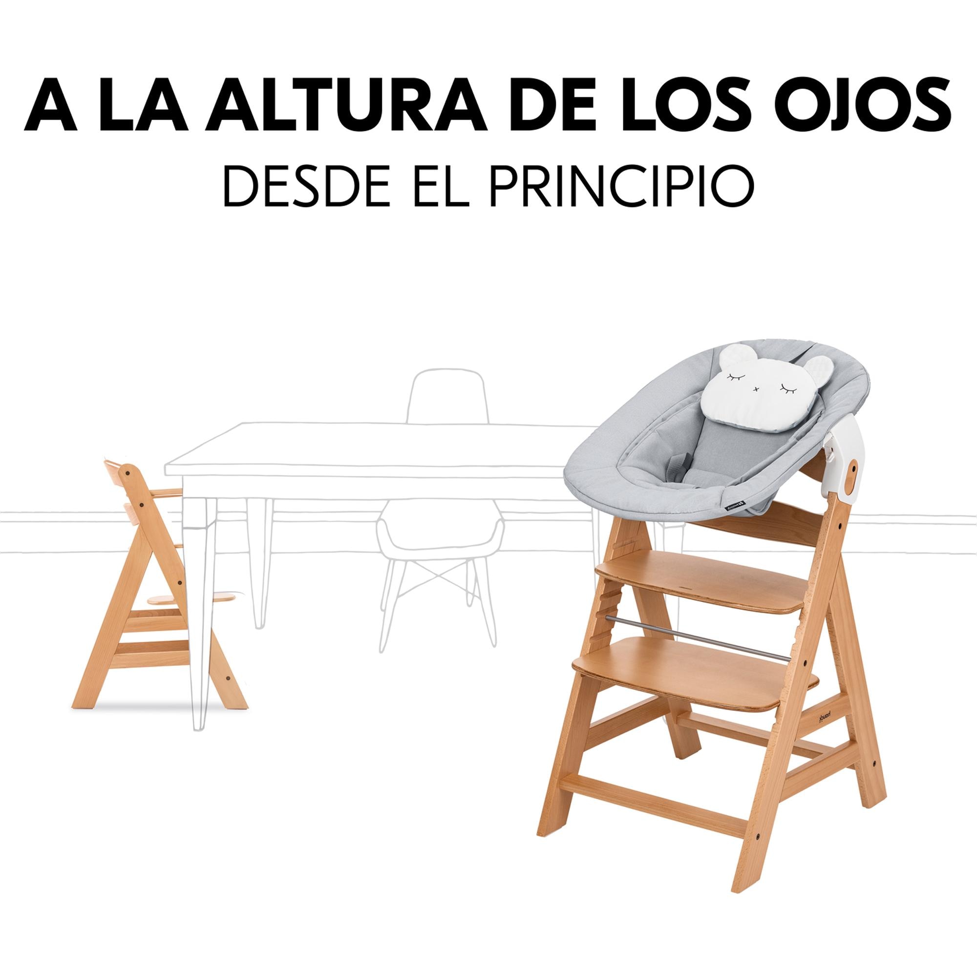 Conjunto de Cadeira de Refeição Evolutiva Alpha Newborn Pre Natural-4