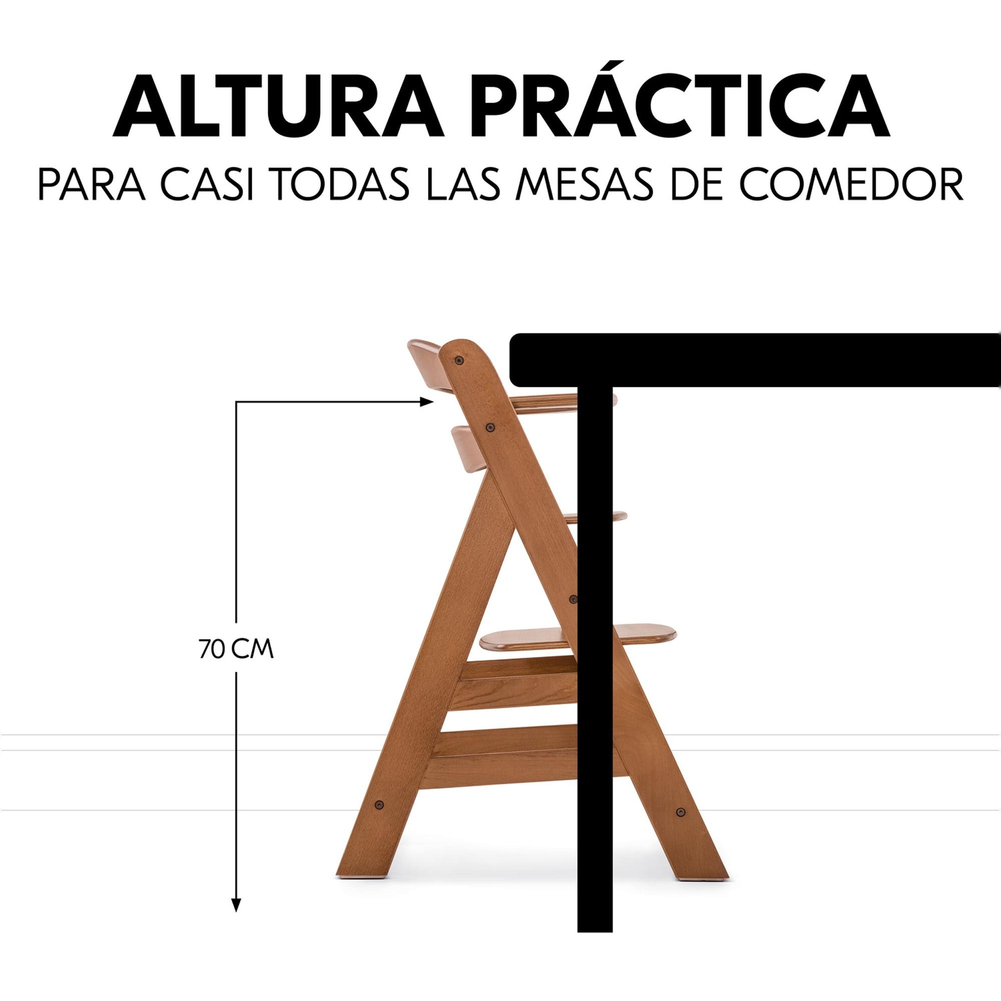 Cadeira de Refeição Evolutiva Alpha+ Castanho-12