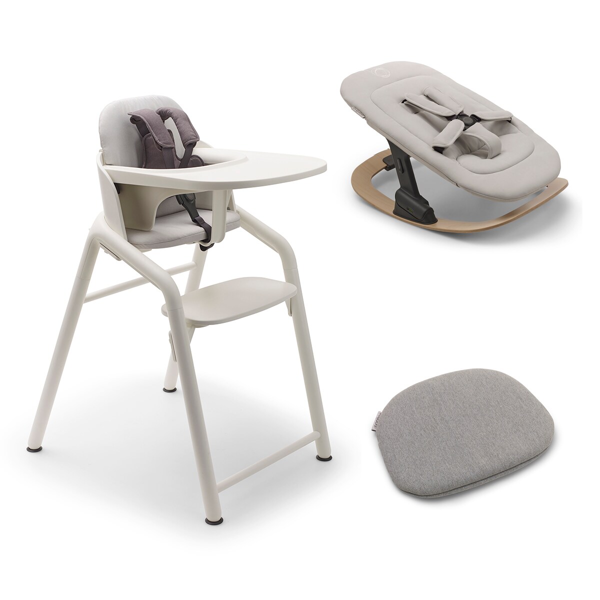 Pack completo Cadeira Bugaboo Giraffe branco Branco-1