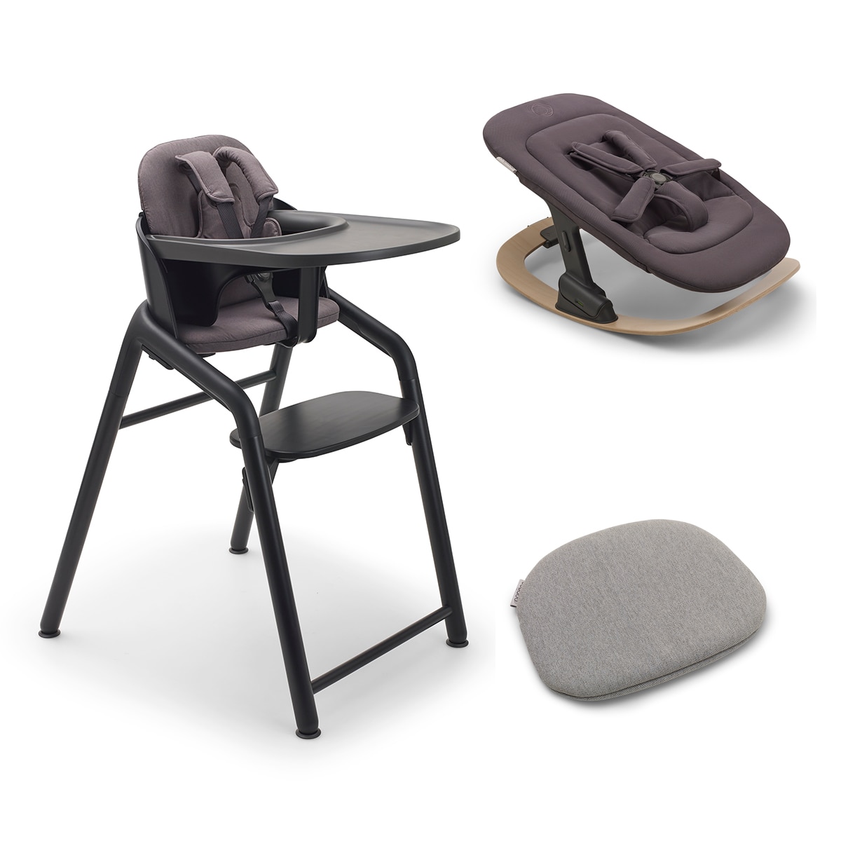 Pack completo Cadeira Bugaboo Giraffe preto 1