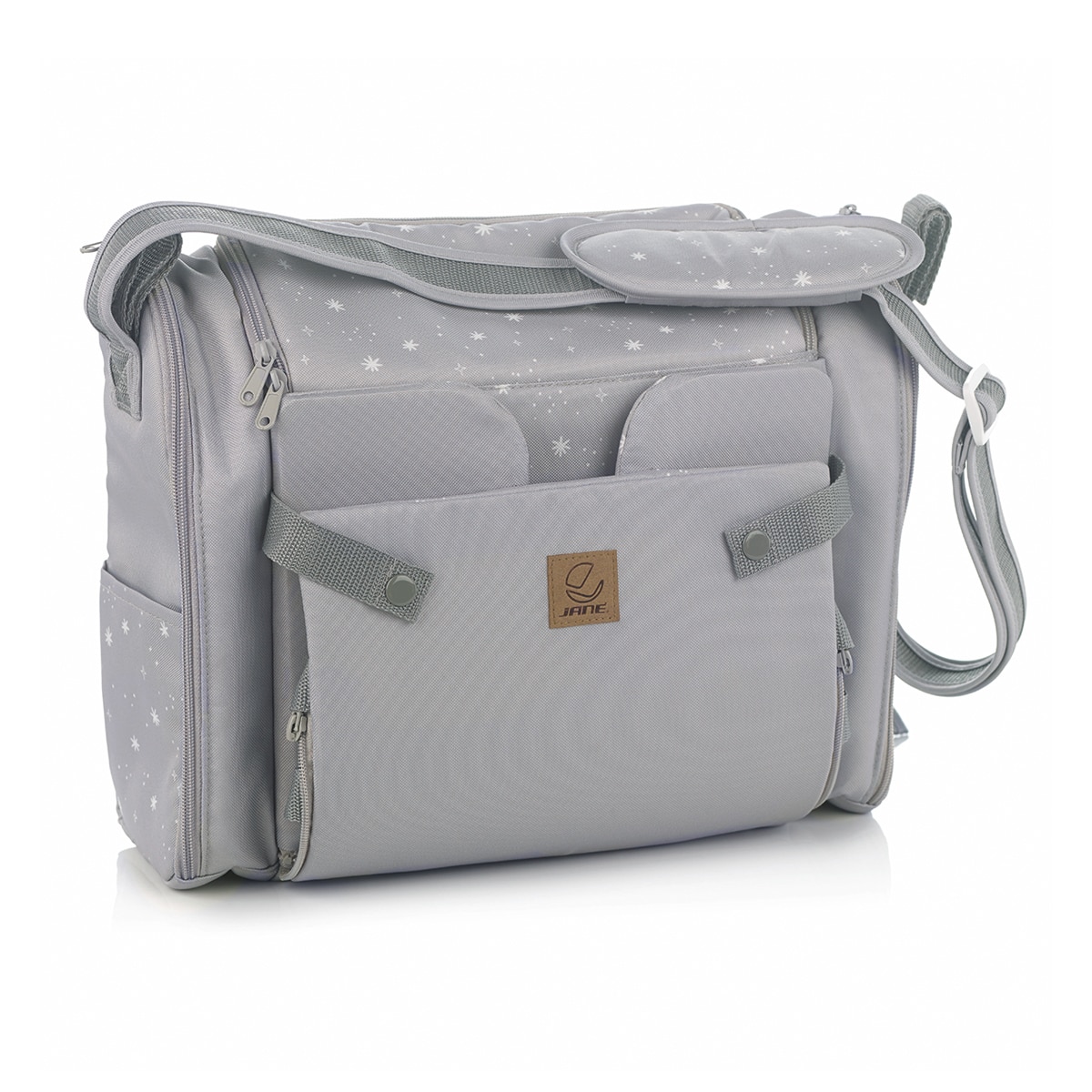 Saco de Cadeira de Refeição de Viagem Avant com Compartimentos Cinzento-2