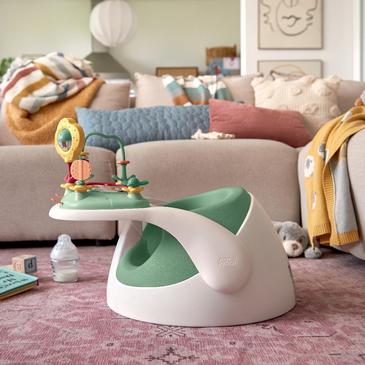 Centro de actividades Mamas & Papas Baby Snug Verde Agua-6