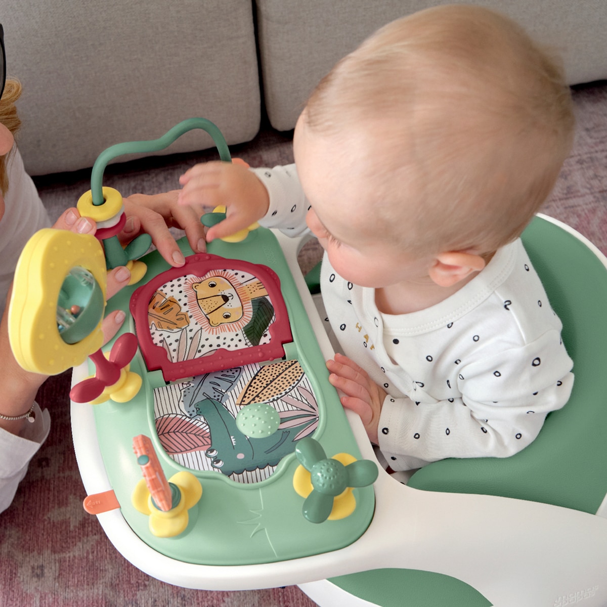 Centro de actividades Mamas & Papas Baby Snug Verde Agua-7