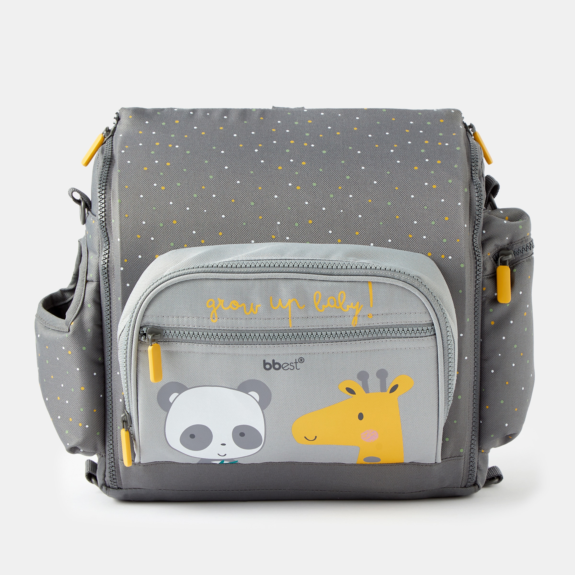 Cadeirão de Refeição de Viagem Lux Girafa Cinzento-claro-6