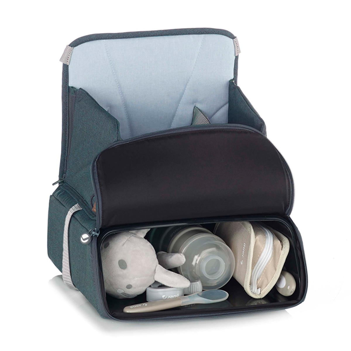 Saco de Cadeira de Refeição de Viagem Travel Booster Seat Azul-escuro-4