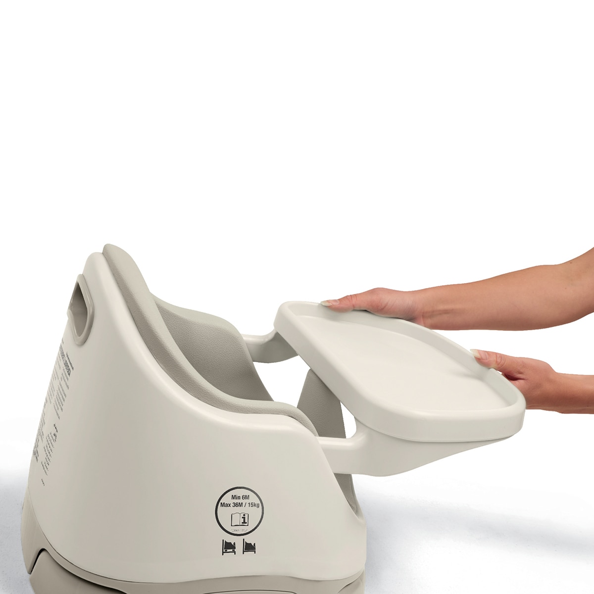 Centro de actividades y trona portatil Mamas & Papas Baby Bug Gris claro Gris claro-5