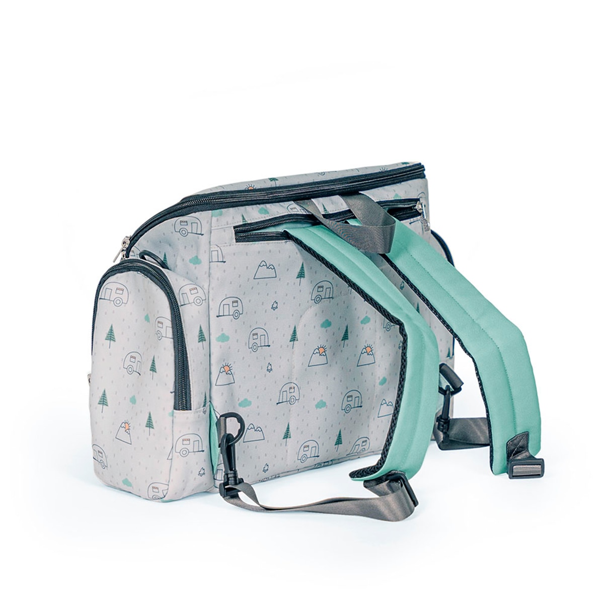 Assento Elevador Sunshine Cadeira Dobrável Cinzento-claro-5