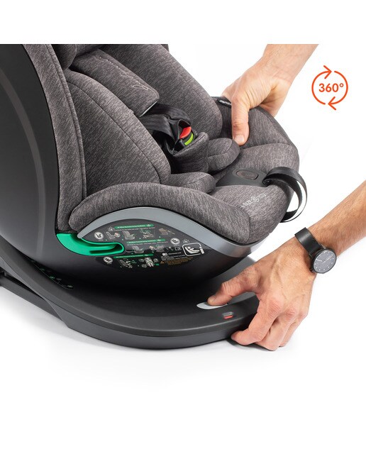 Cadeira Auto Xperta i-Size 360º, 40-150 cm Cinzento-6
