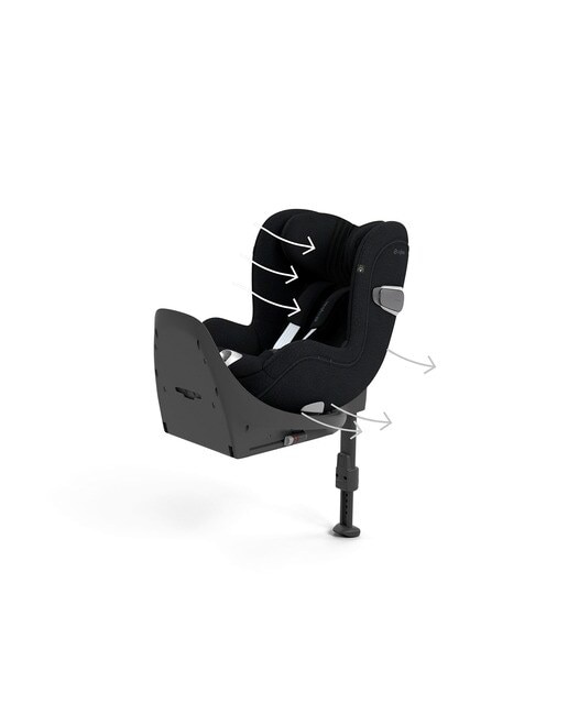 Silla de coche CYBEX Sirona T i-Size Plus (45 - 105 cm) - Negro Negro-7