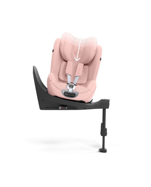 Silla de coche CYBEX Sirona T i-Size Plus (45 - 105 cm) - Marrón Rosa-6