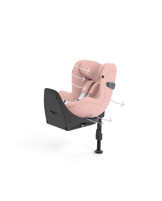 Silla de coche CYBEX Sirona T i-Size Plus (45 - 105 cm) - Marrón Rosa-7