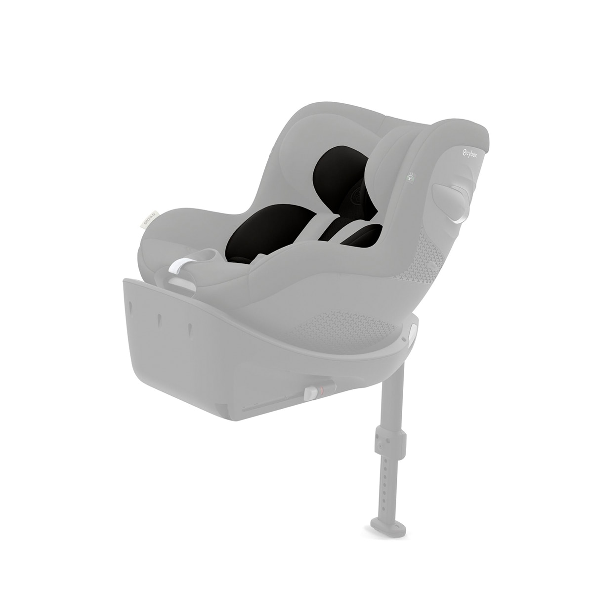 Cadeira Auto Sirona Gi i-Size com Redutor e Base - 40x105 cm Preto-4