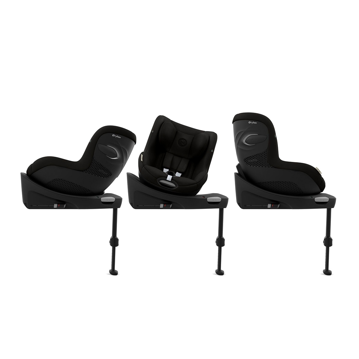 Cadeira Auto Sirona Gi i-Size com Redutor e Base - 40x105 cm Preto-5