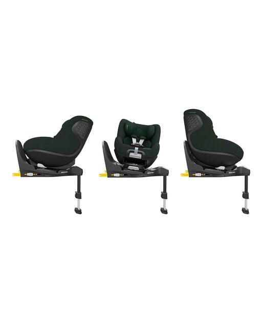Cadeira de Auto GR.0+/1 Pearl 360 Pro SlideTech Authentic Black Verde-11