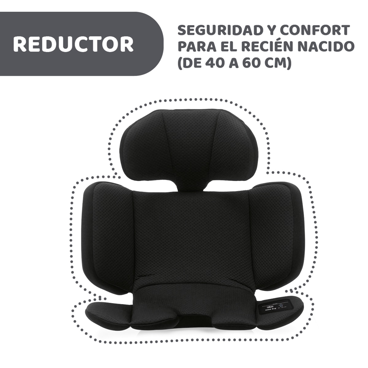 Silla de coche evolutiva Chicco Unico Evo i-Size (40-150 cm) - Negro Negro-5