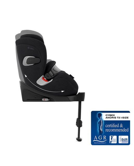 Imagen 4 de Silla de coche CYBEX Anoris T2 i-Size Plus (76 - 125cm) - Negro Negro