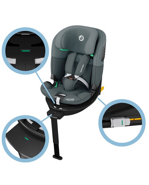 Cadeira Auto GR. 0/1/2/3 Emerald S i-Size, 40-150 cm, 0-12 Anos, 0-36 Kg Cinzento-escuro-15