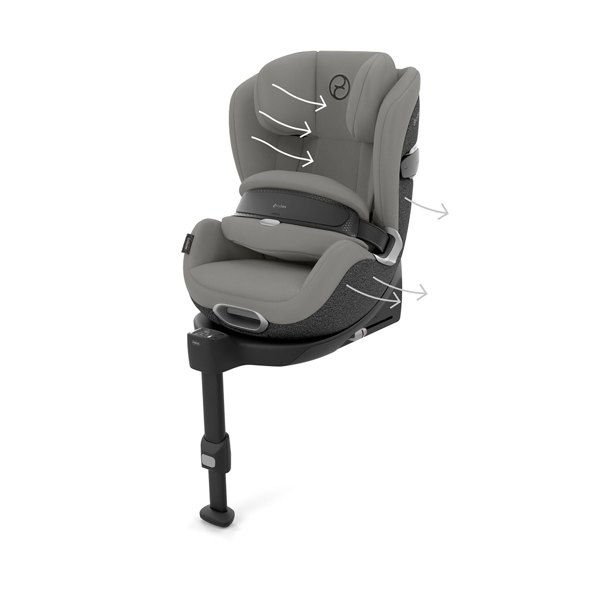 Silla de coche CYBEX Anoris T2 i-Size - Gris Gris-6
